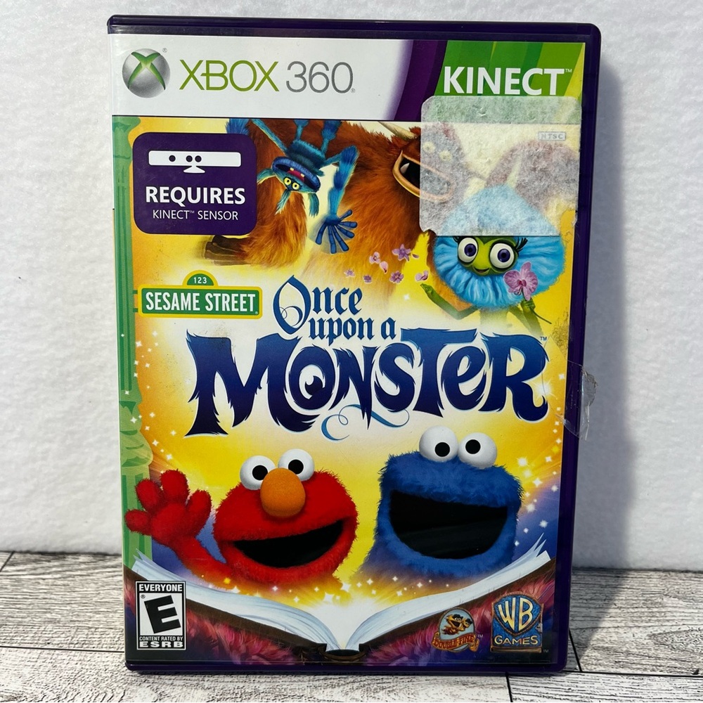 Sesame Street: Once Upon a Monster - Microsoft Xbox 360 Kinect Game CIB Complete